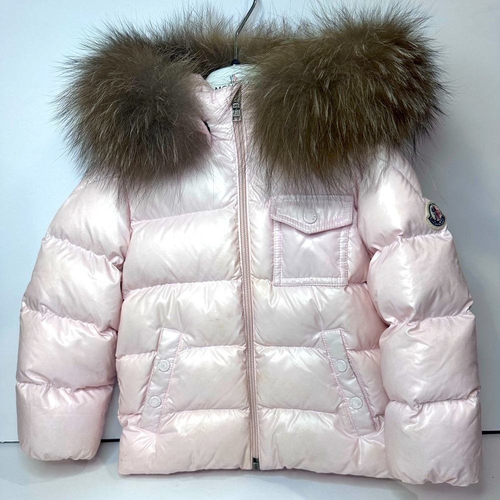 Toddler Moncler Pink Puffer Jacket Sz. 2T